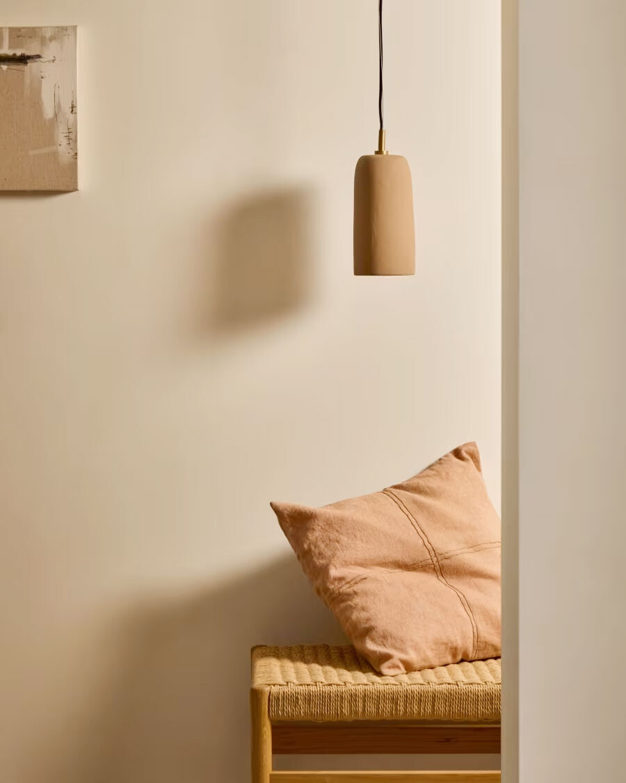 Lámpara de techo Madsen de terracota Ø 13 cm Lámpara de techo Madsen de terracota Ø 13 cm