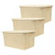 Set x3 Caja simil ratán 15 lts BEIGE