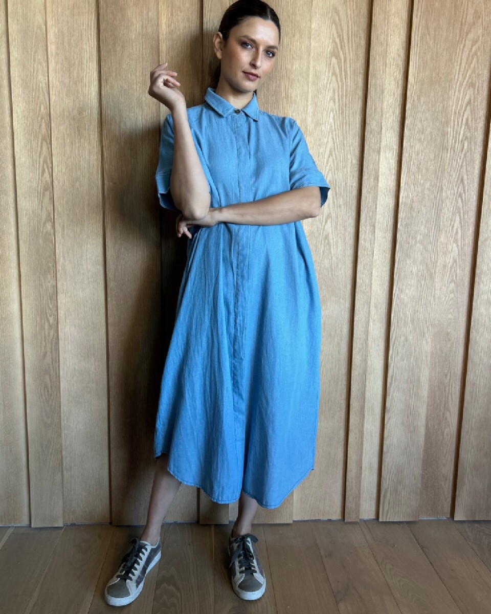 Túnica Costa - Denim Celeste 