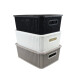 Caja organizadora símil ratán 12,5lt BLANCO