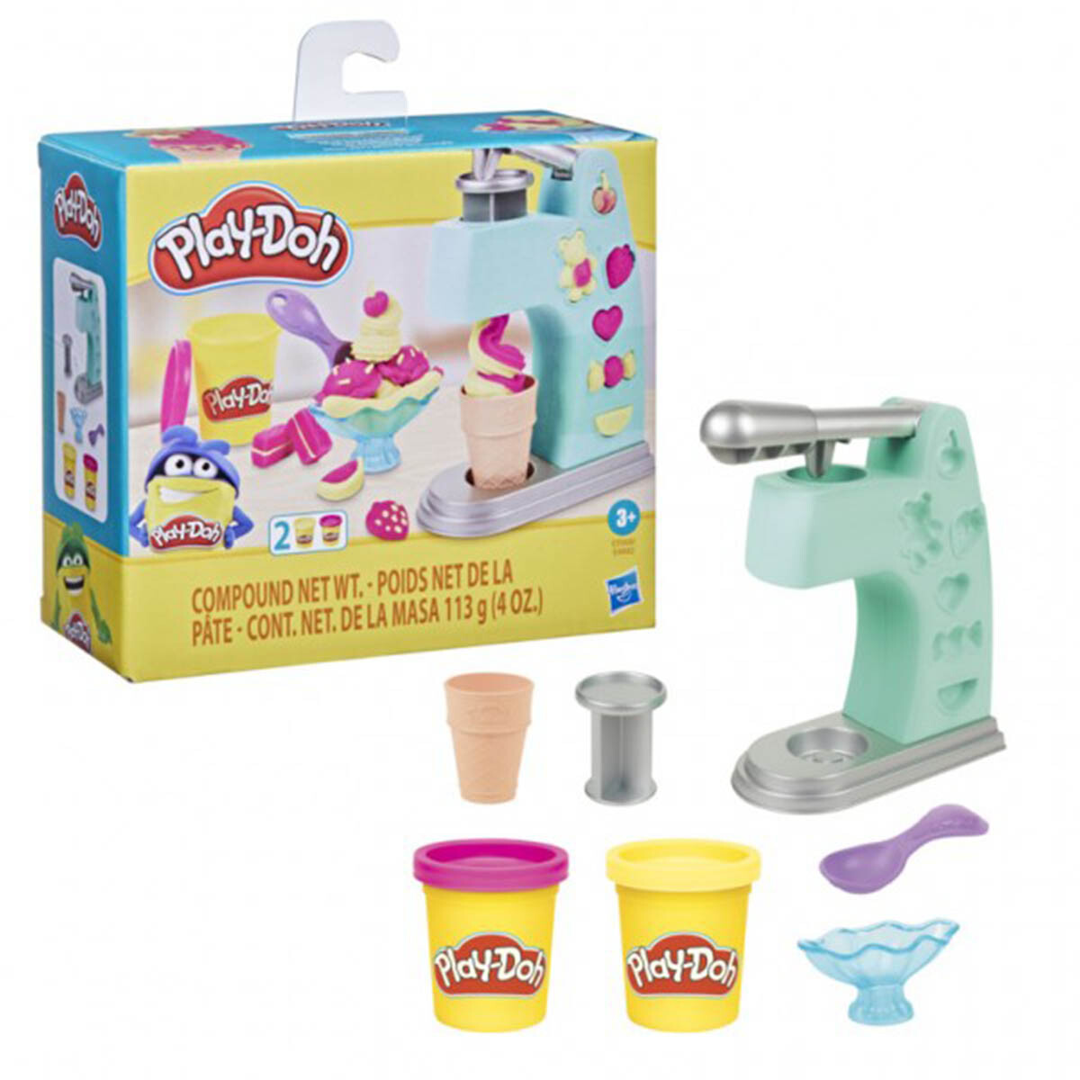 Set Play Doh Dentista Bromista Mini Hasbro - Heladeria 