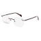 Lentes De Vista Chilli Beans Cuadrado De Titanio Marrón Oscuro/Marrón Oscuro