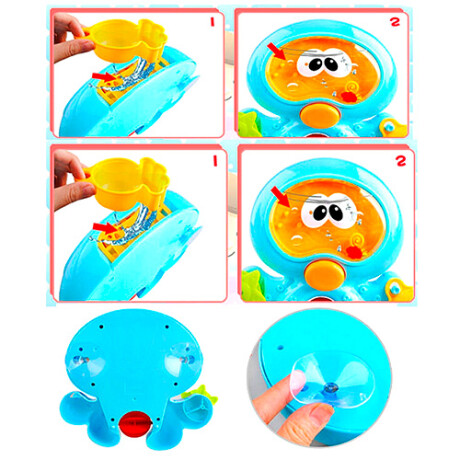 Juego de Agua Bath Toys Pulpo con Escafandra 001
