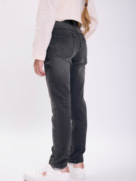 Pantalón jean skinny Gris Oscuro