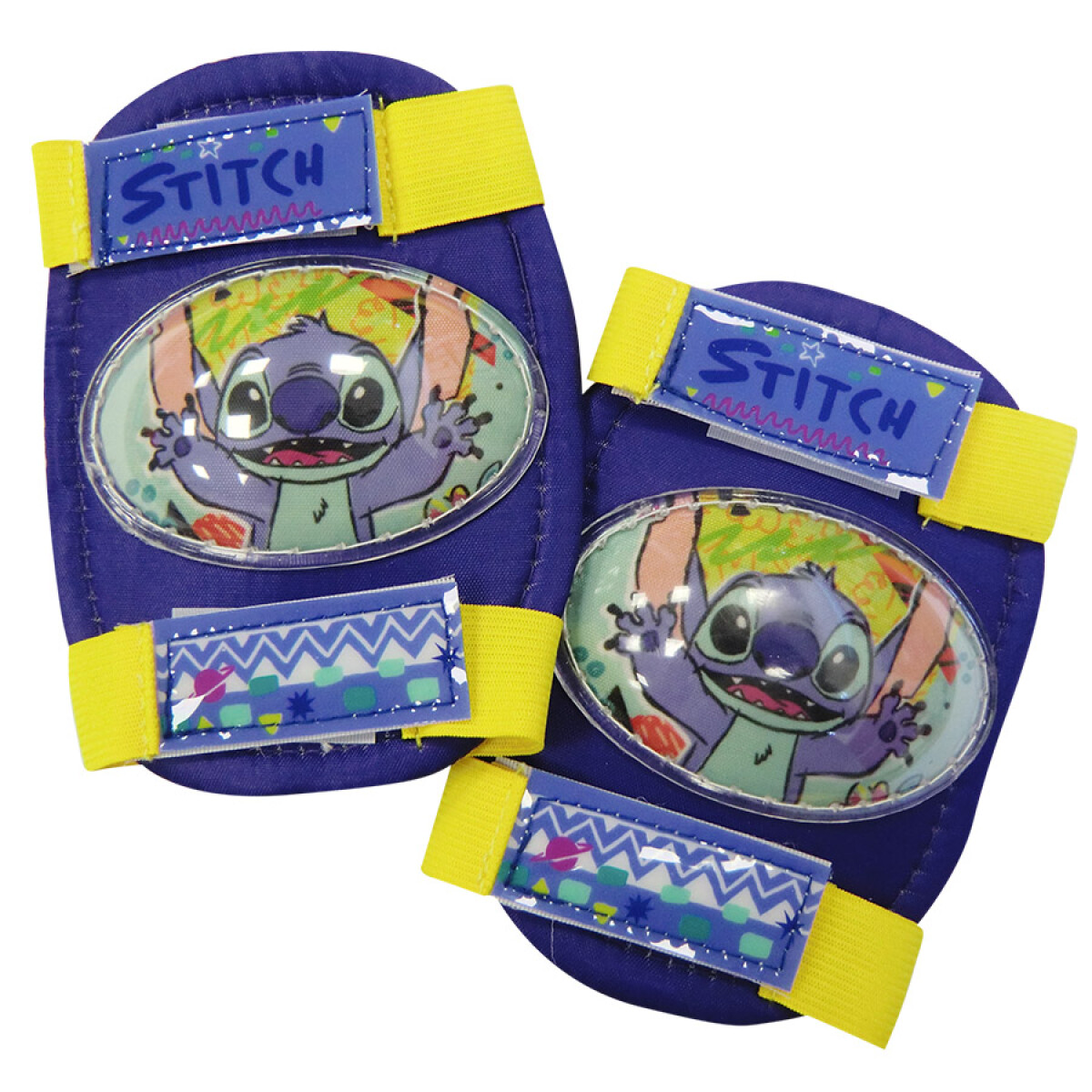 Set Rodilleras y Coderas para Patines 4 piezas Stitch 