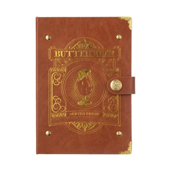 Cuaderno cuerina Harry Potter marrón