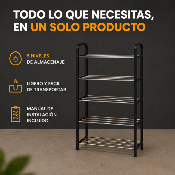 Mueble Zapatera 4 Niveles 8 Pares Estante Organizador Mueble Zapatera 4 Niveles 8 Pares Estante Organizador
