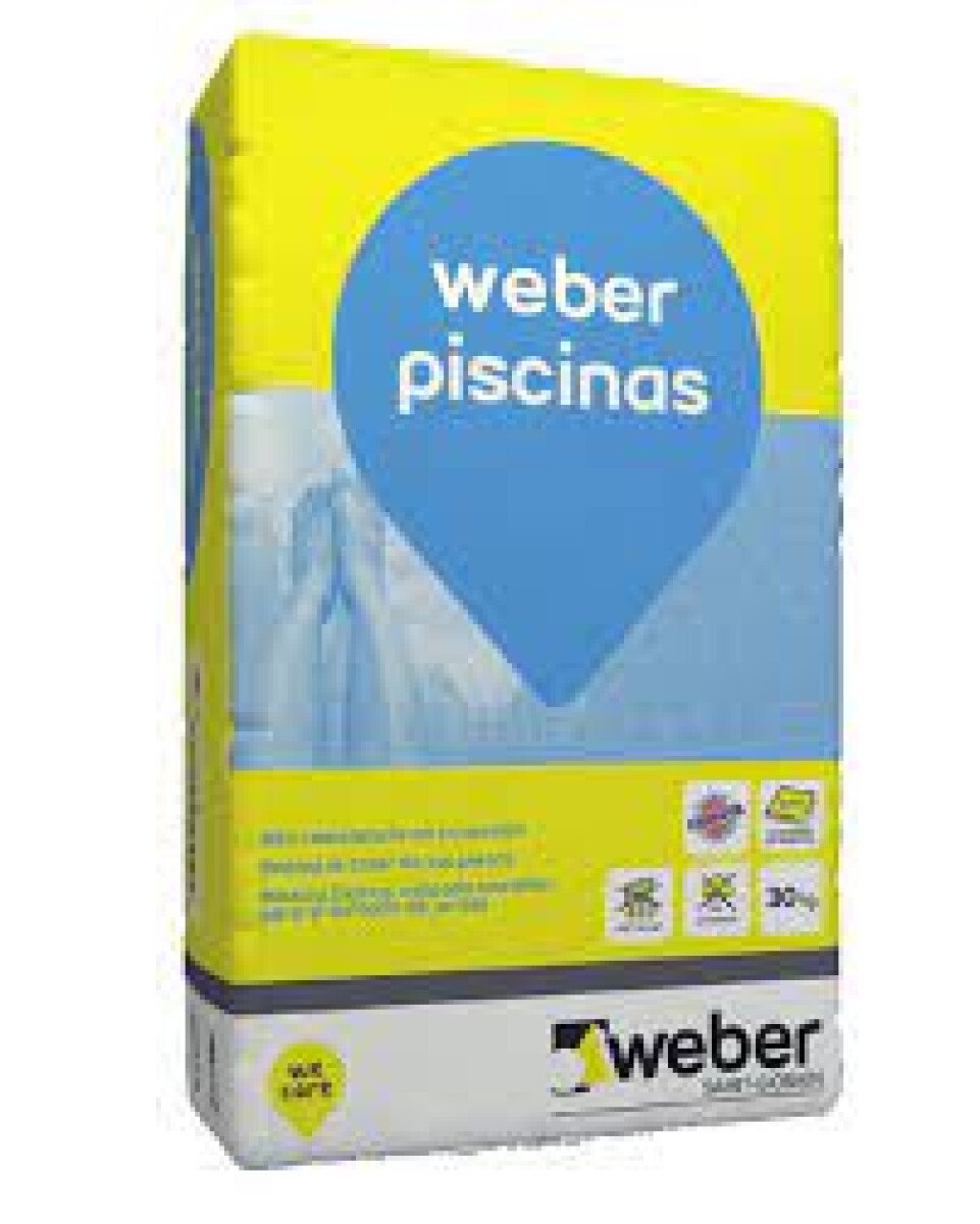 Adhesivo Blanco Profesional Weber Piscinas 30Kg 