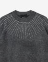 Knitwear Sweaters Sweater Tejido Con Hotfixs - Gris Medio