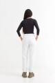Pantalón dep clásico c/puños elásticos - UNISEX BLANCO