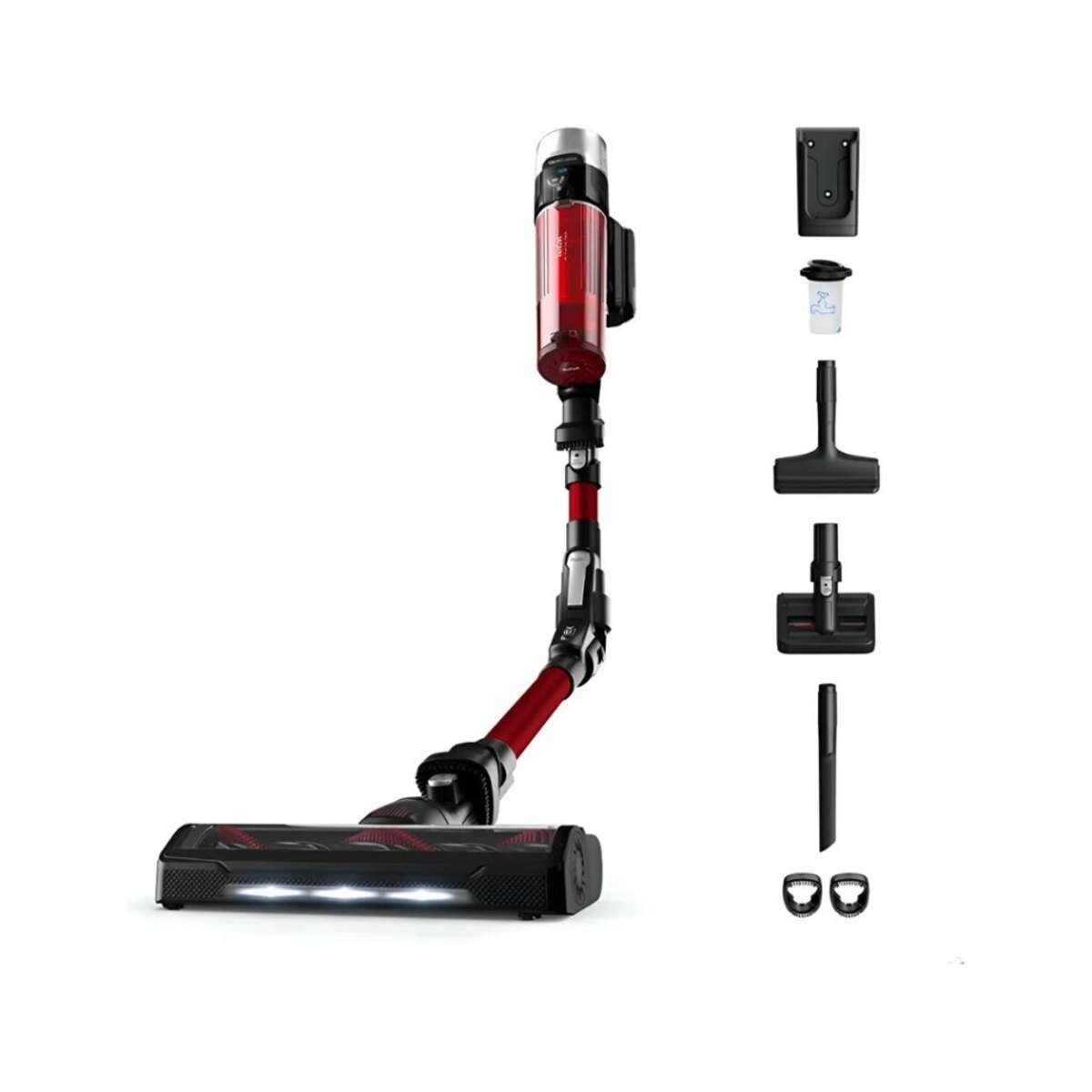 Aspiradora Stick Flexible Rowenta Animal Parquet - Color Bordó 