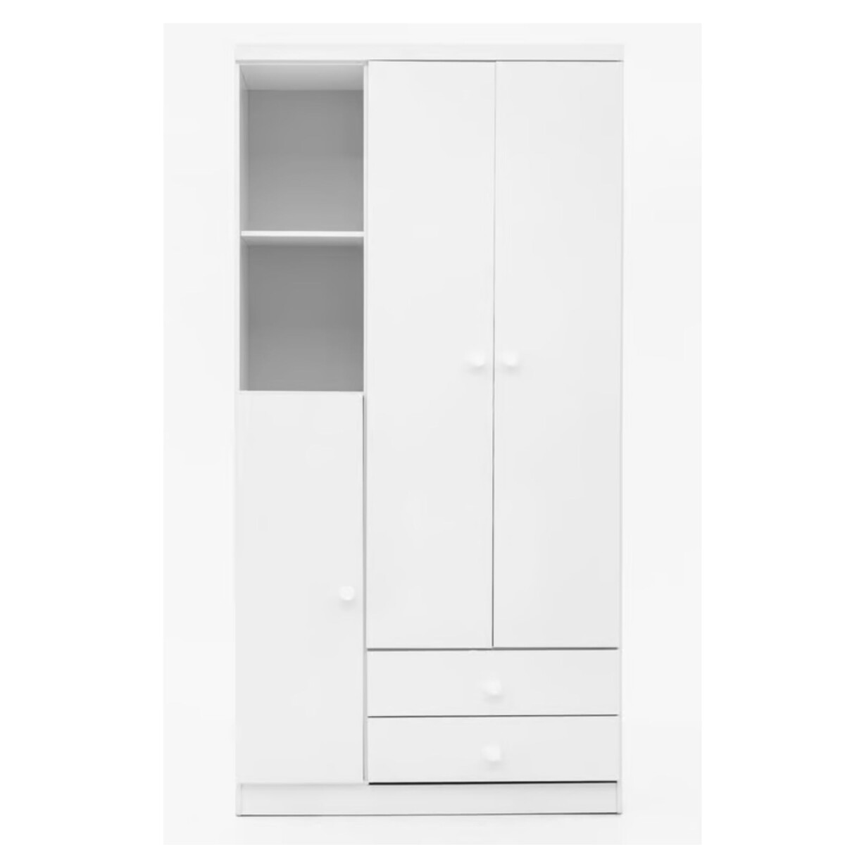 Ropero 3 Puertas Bala De Menta i110 Henn Blanco 