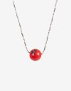 Cadena Corta con Dije Con Dijes Collar Con Dije Oriental - Plateado Rodio
