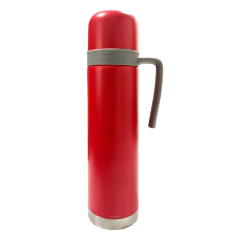 Termo Comet 750 ml Acero Inoxidable con Asa Fija y Pico Cebador Rojo