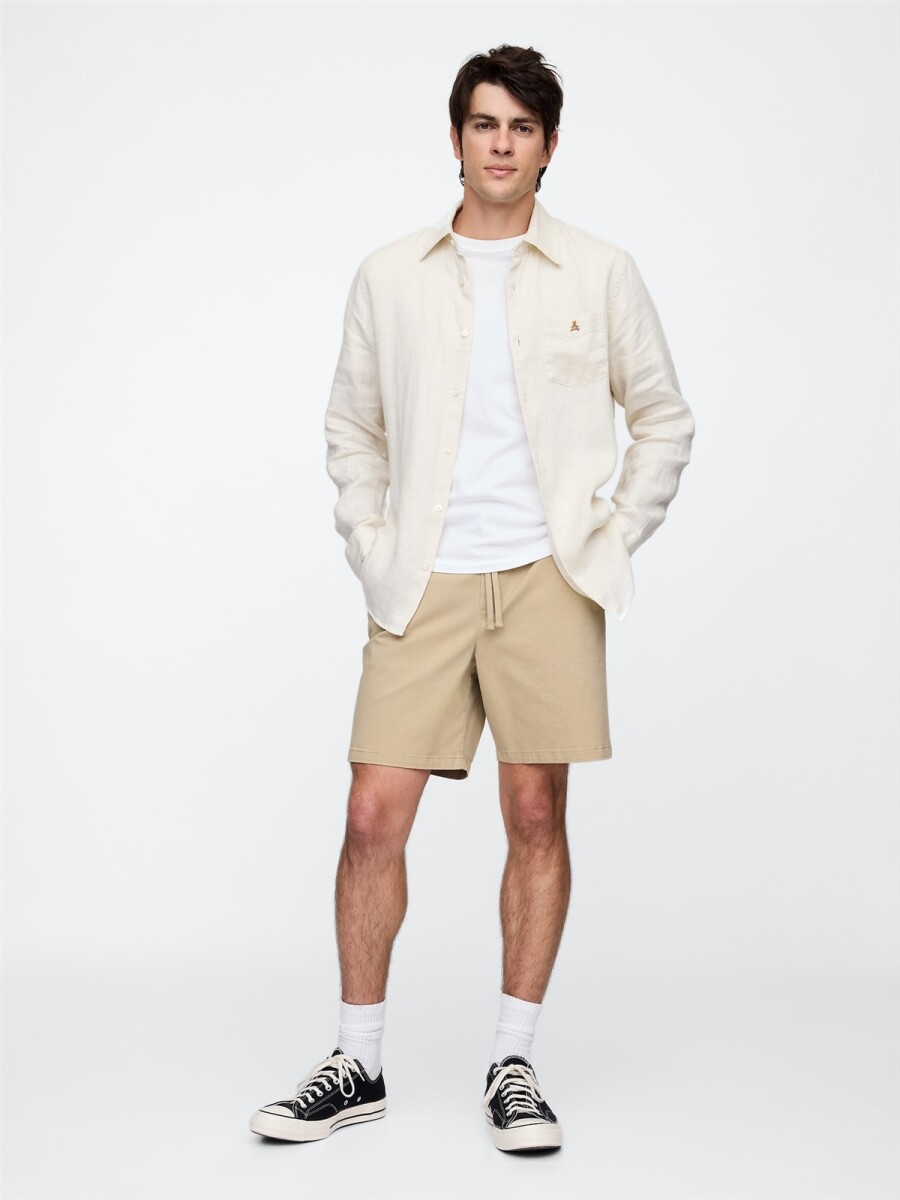 Short Essential Easy 7Inch Hombre - Iconic Khaki 