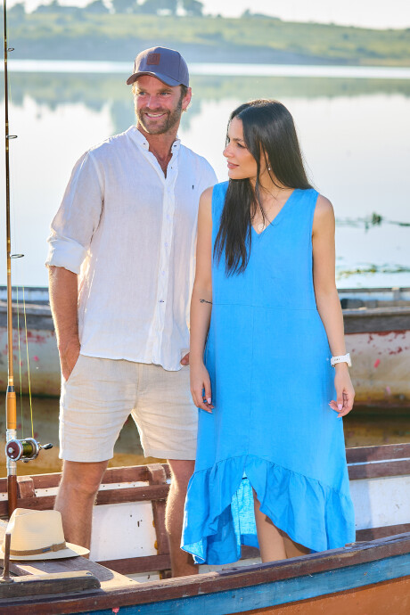 Vestido Valencia Celeste