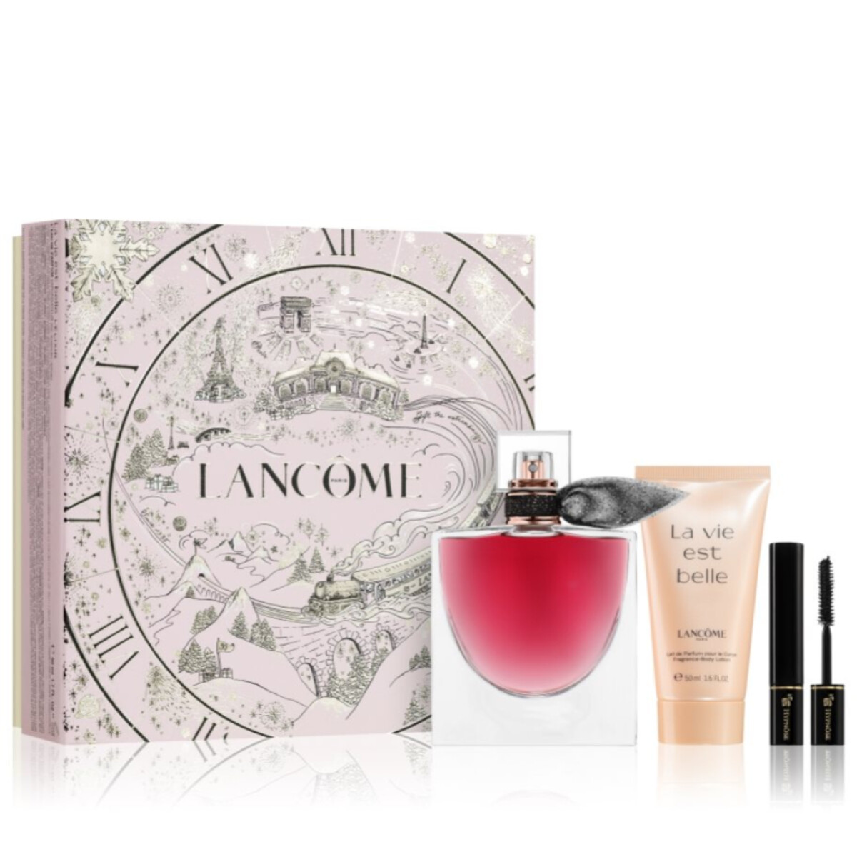 Cofre Lancome Perfume La Vie est Belle L'Elixir 50ml + Body Lotion 50ml + Travel Size 2ml 