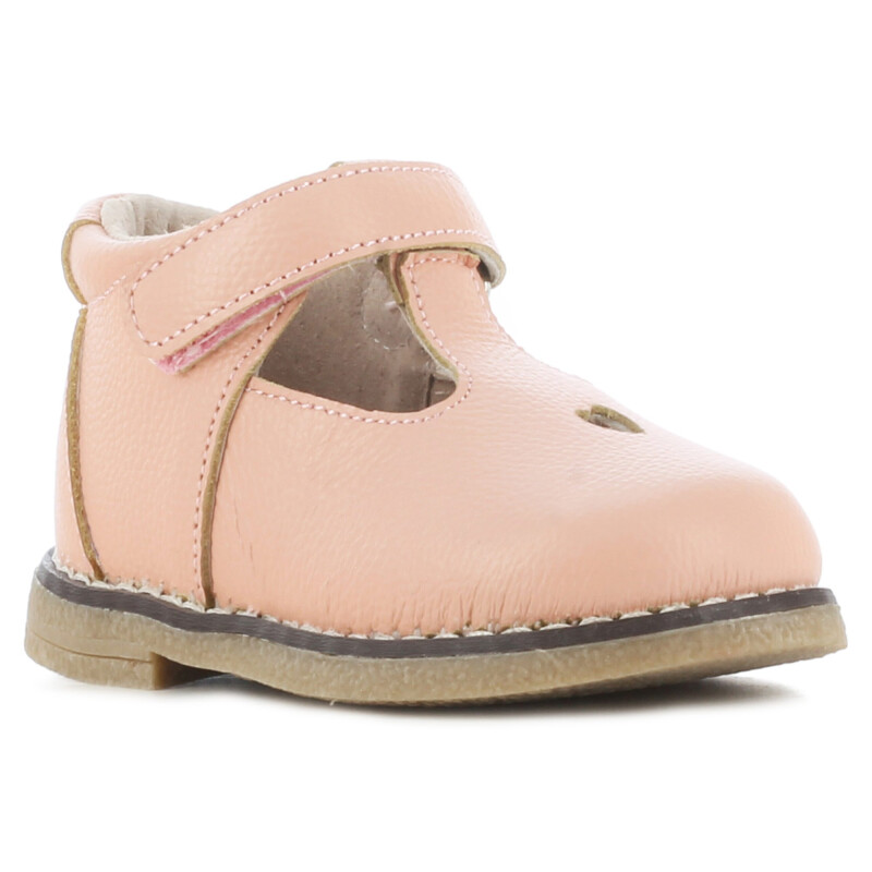 Zapatos de Niña MINI Miss Carol CERSEI con velcro y calado Rosado