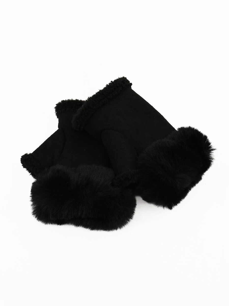 MITONES DAMA - NEGRO 