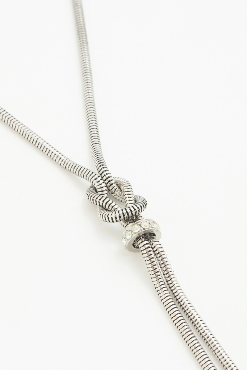 COLLAR MILA LONG Plata