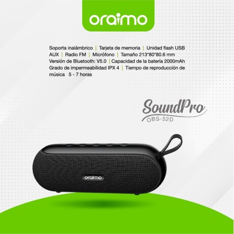 Parlante bluetooth Oraimo Sound Pro V01