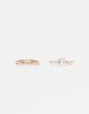 Sets Anillos Strass Set De Anillos Con Cubic - Dorado