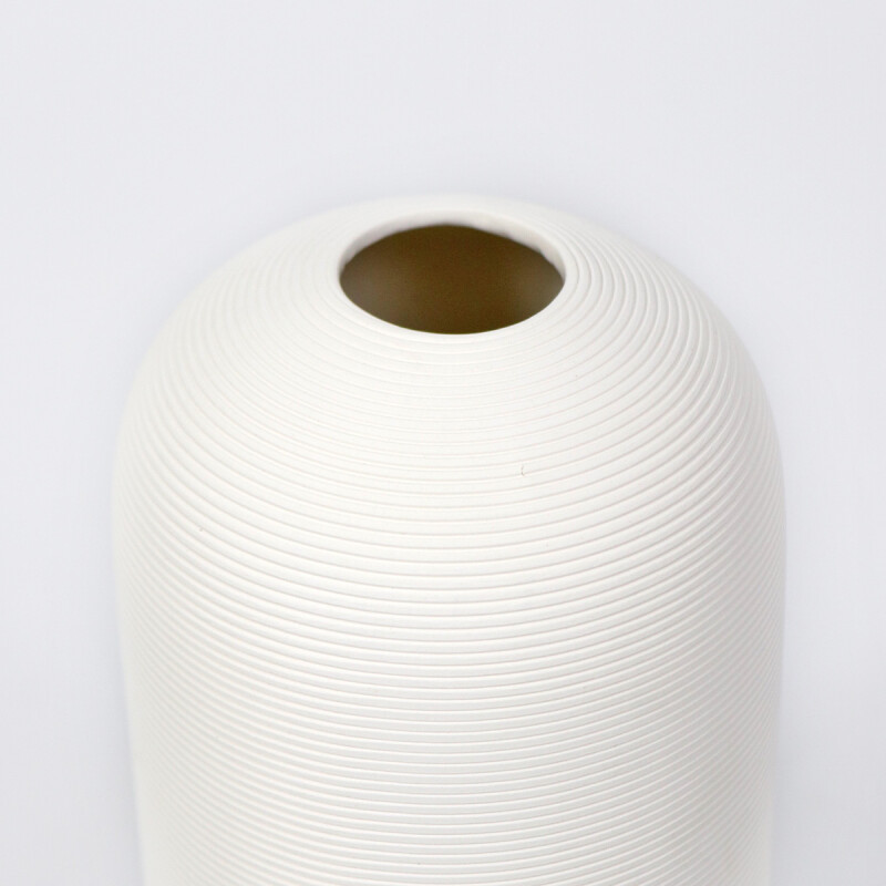 FLORERO CERAMICA BLANCO 3.5X25X10.5CM Unica