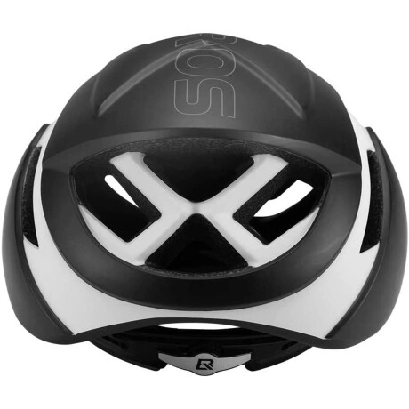 Casco Ultraliviano Rockbros Color Negro Y Blanco Talle M 001