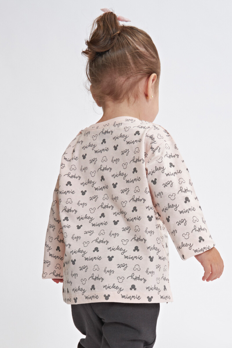 Camiseta manga larga Minnie Rosa