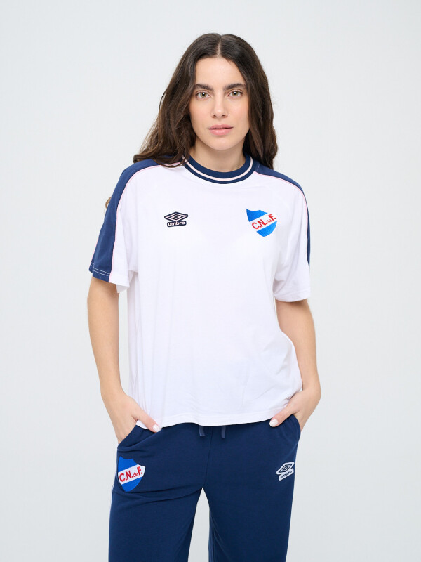 REMERA BLOOM Nacional Mujer Blanco