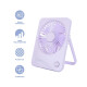 Ventilador plegable inalámbrico lila