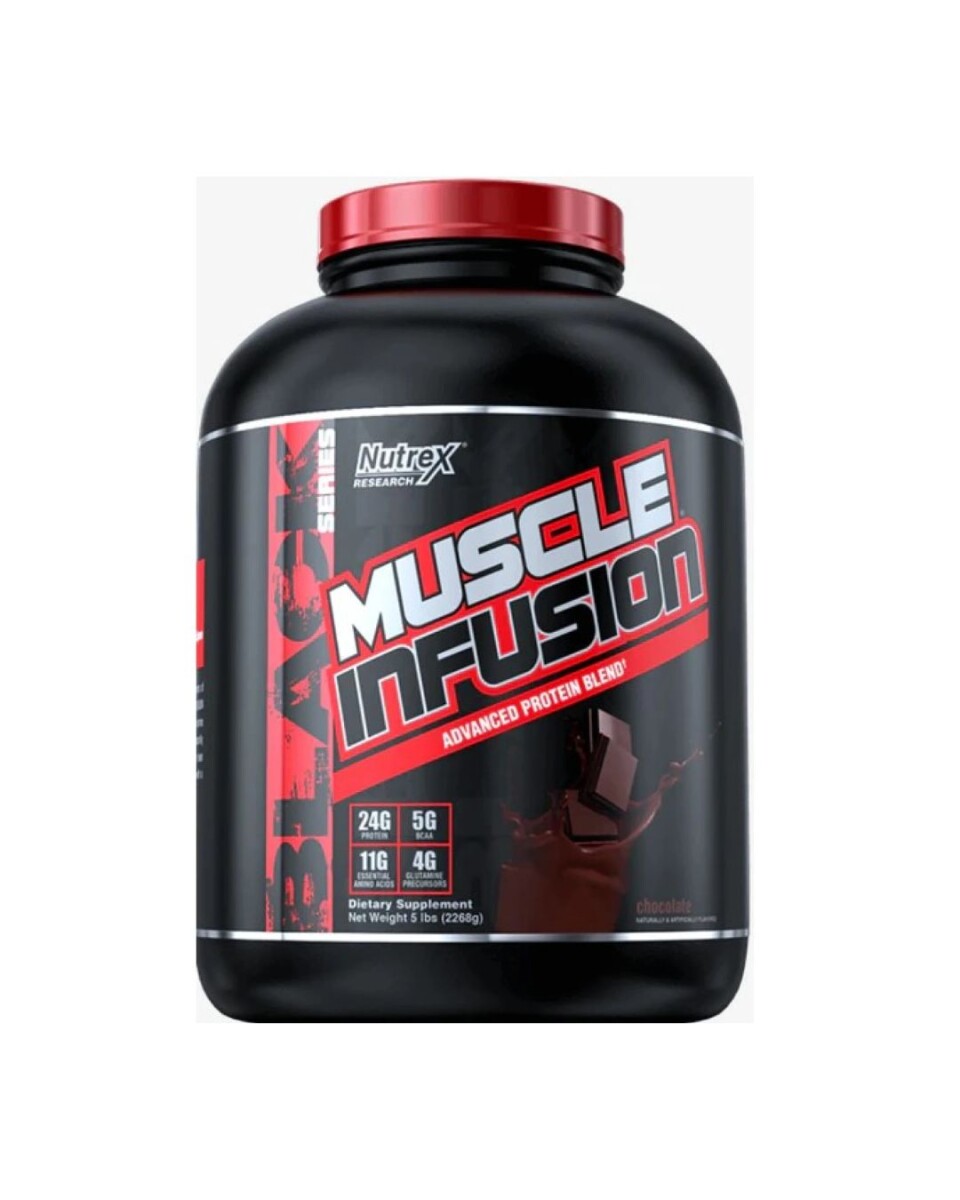 ¡OFEERTA POR VENCIMIENTO! Proteína Muscle Infusion (5lbs) Nutrex Chocolate 