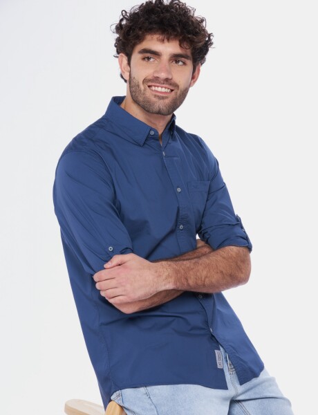 CAMISA LISA Azul