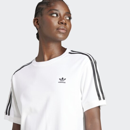 Remera Adidas 3 Rayas Blanco