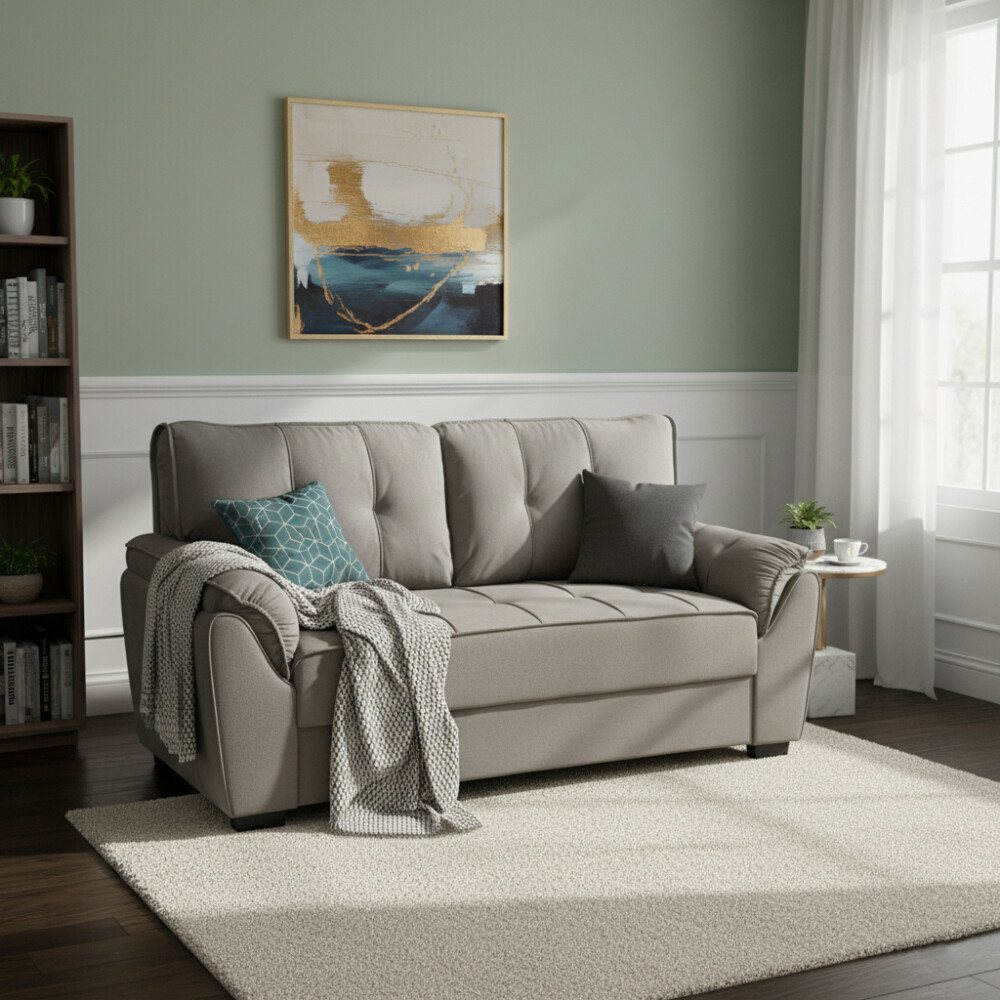 Sillón 2 Cuerpos - Montana veludo Gris