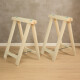Set x2 caballete de pino MADERA