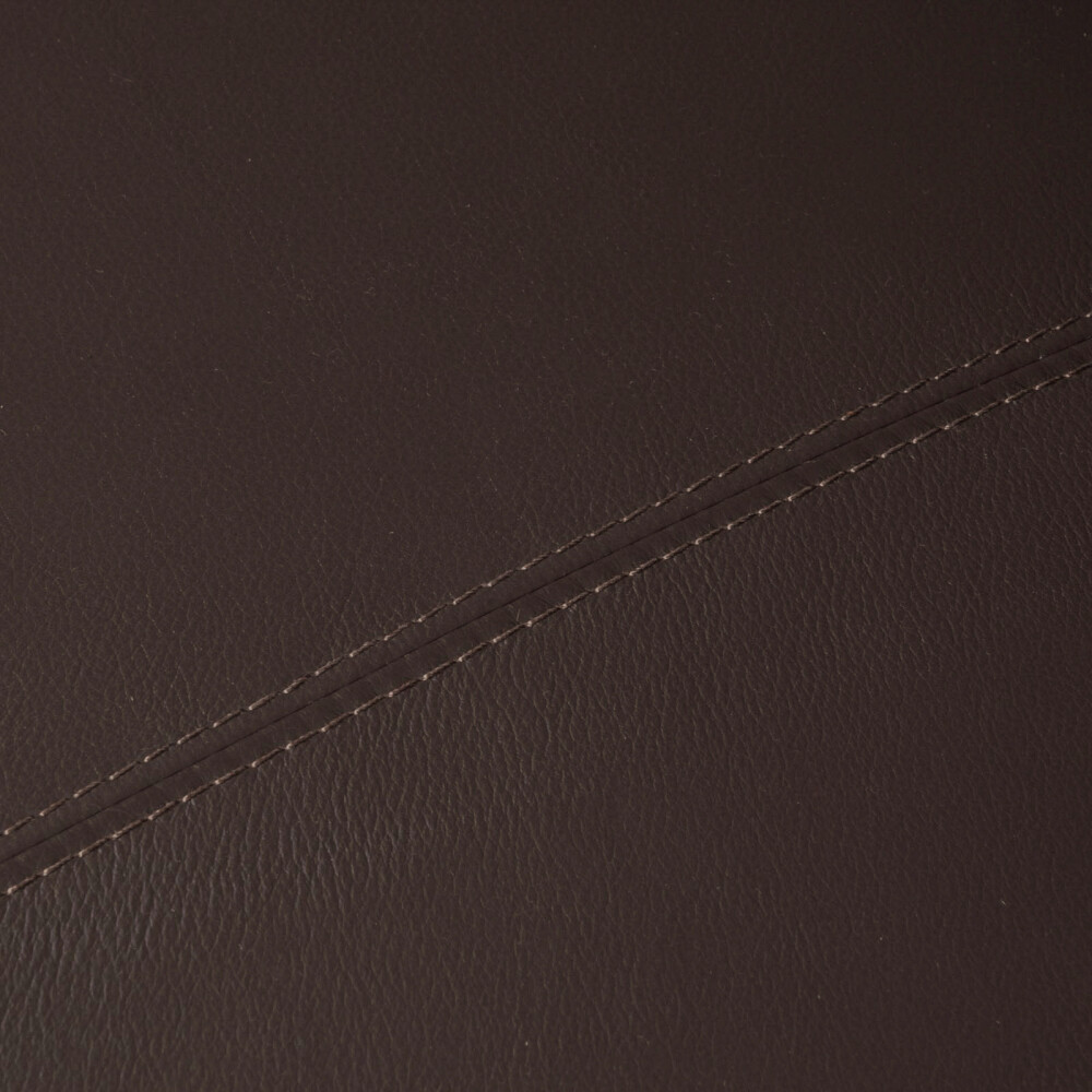 SOFA 2 CUERPOS CUERO-100-NATURAL MARRON VENECIA CHOC.