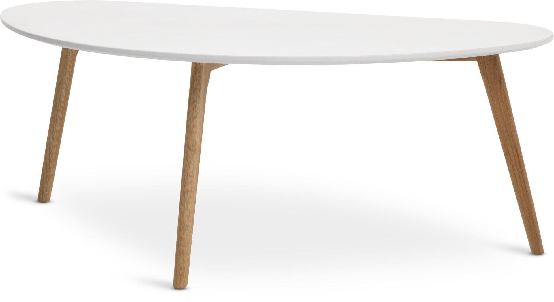Mesa de centro LEJRE 60x120 blanco/roble 
