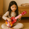 Ukelele Infantil Estampado Con Pua ROSA