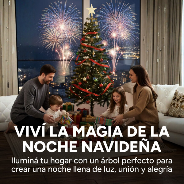 Árbol Arbolito De Navidad Premium Decoracion Navideña 1.5m Color Verde