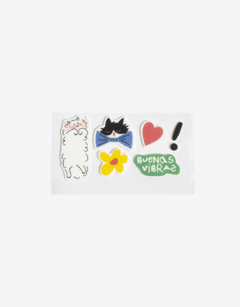 Útiles Varios Set De Stickers - Combinacion Multicolor