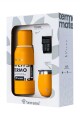 KIT V1 TERMO CLASICO 750ML SIN MANIJA TERRANO KIT V1 MATE + TERMO CLASICO 750ML AMARILLO INTENSO