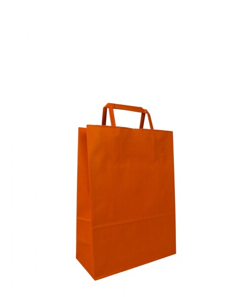 Bolsa lisa acuario 22x10x30 cm NARANJA