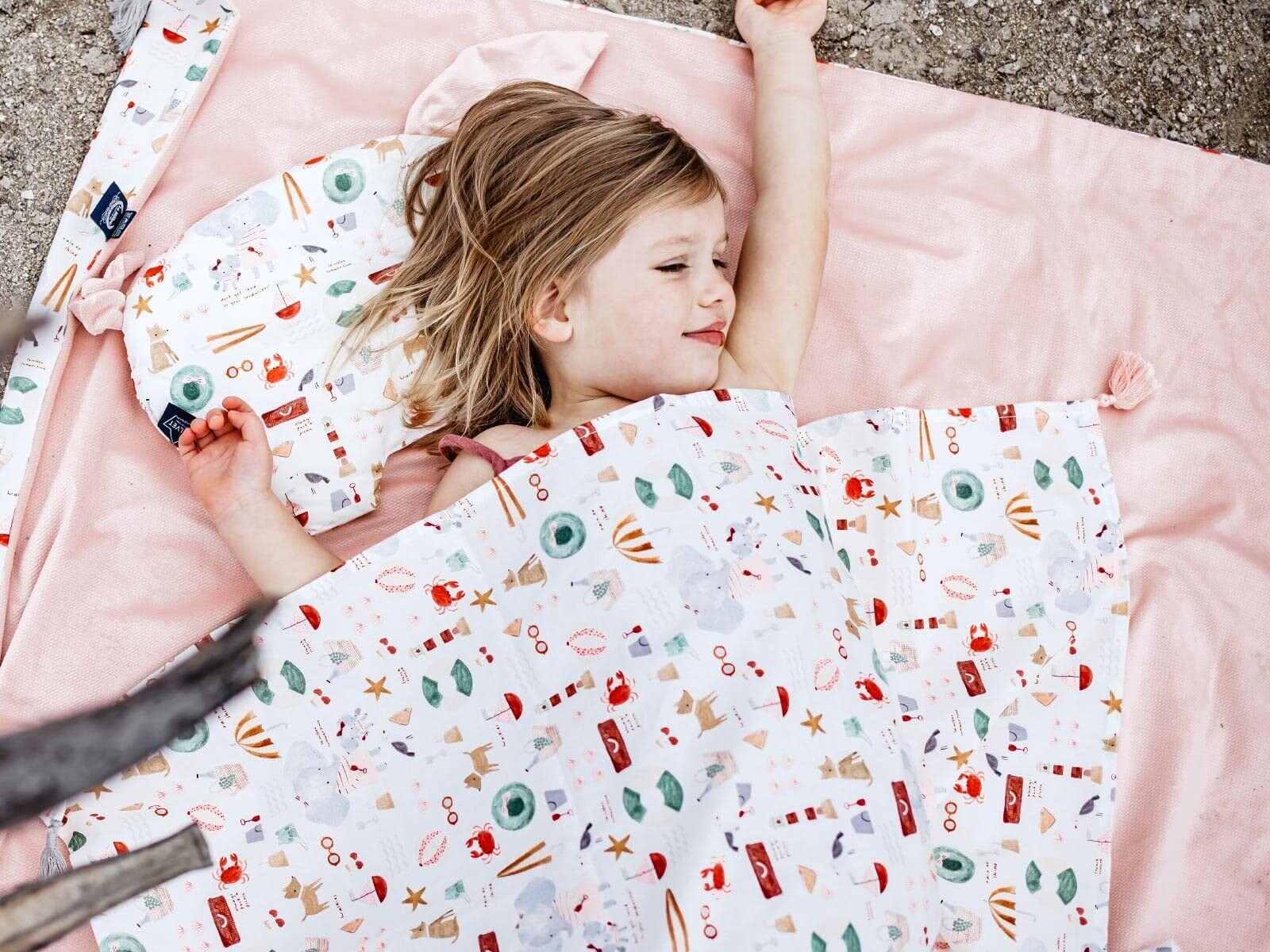 Manta reversible French Riviera La Millou 