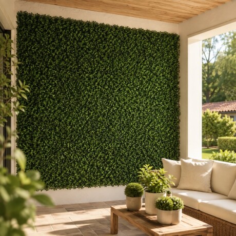 Panel artificial símil trébol 40x60 cm VERDE