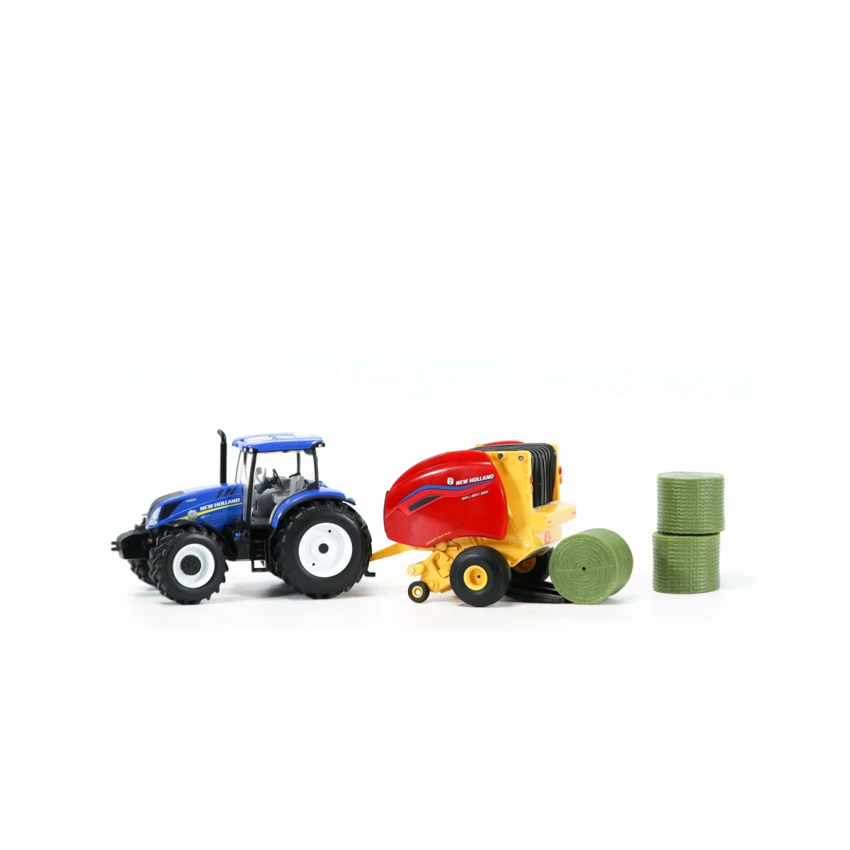 TRACTOR T6 C/ENFARDADORA 1:32 
