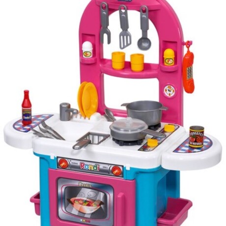 Cocina Infantil con Doble Mesada Horno 001