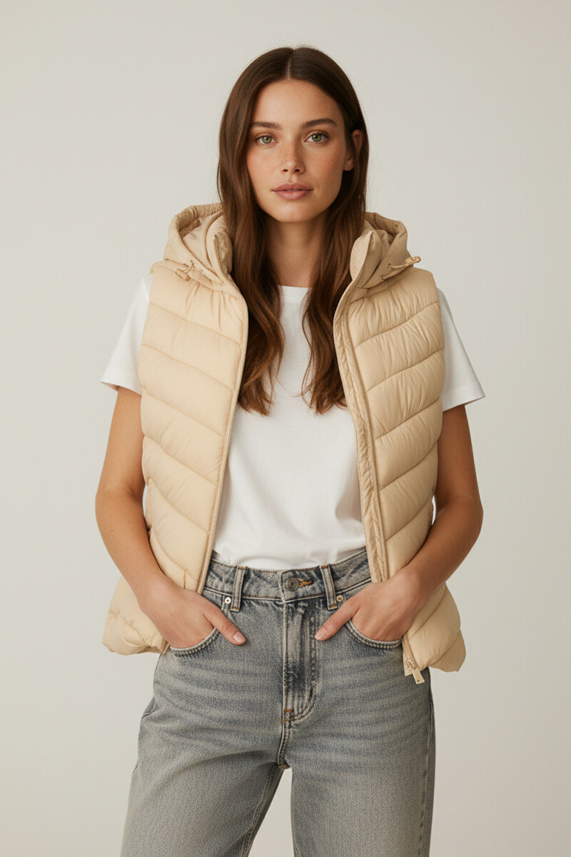 Chaleco Amori - Beige 