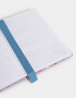 Anotadores Cuadernos y Memos PU Cuaderno A5 Tapa Dura De Pu Estampado - Violeta Lila