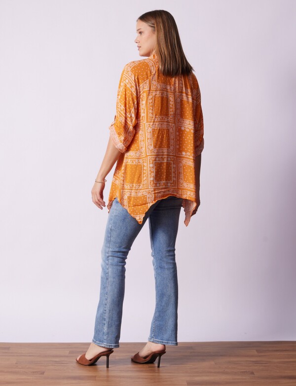 Blusa Picos ANARANJADO